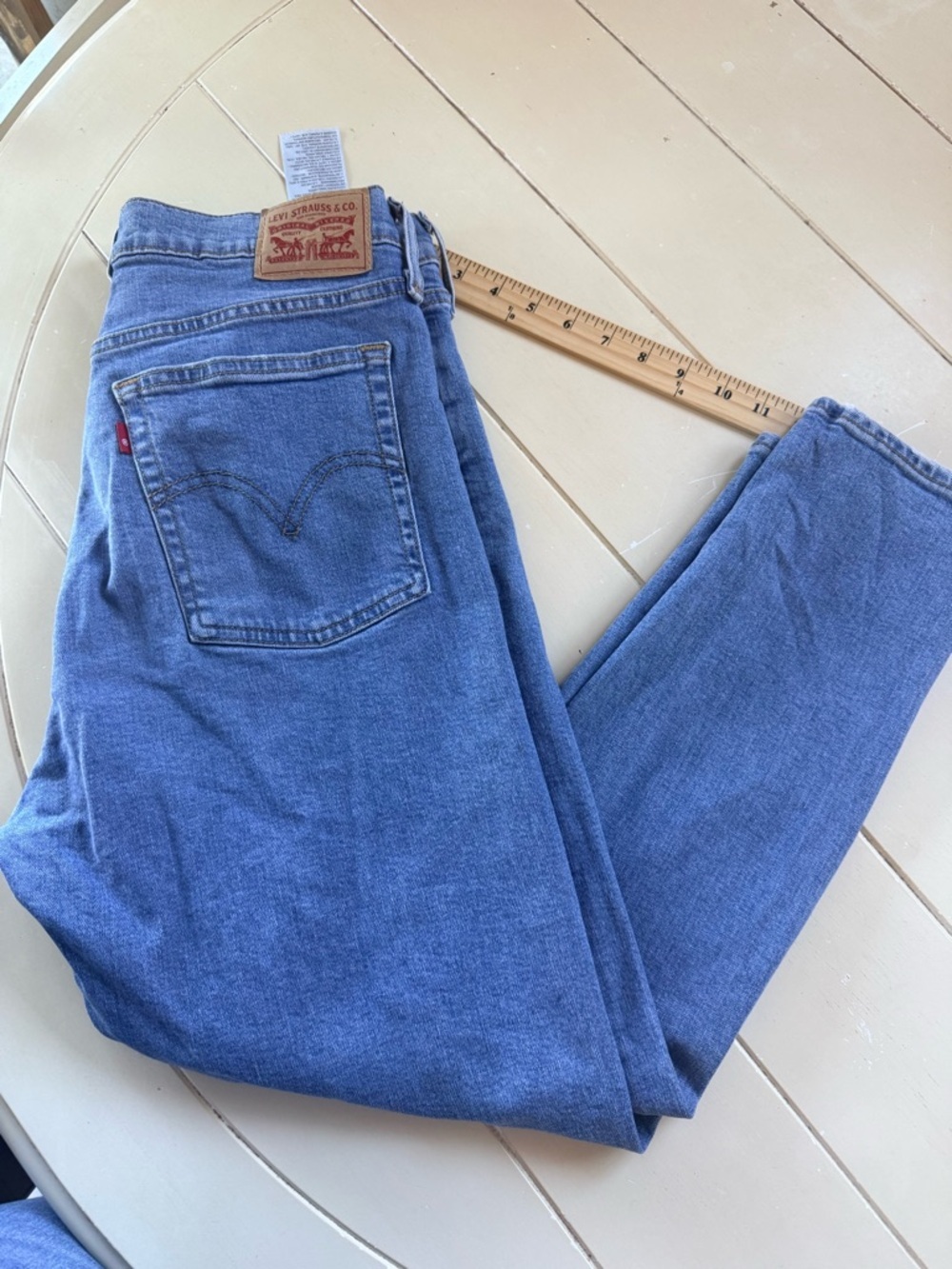 Levi's womans Light Blue Straight Leg Jeans